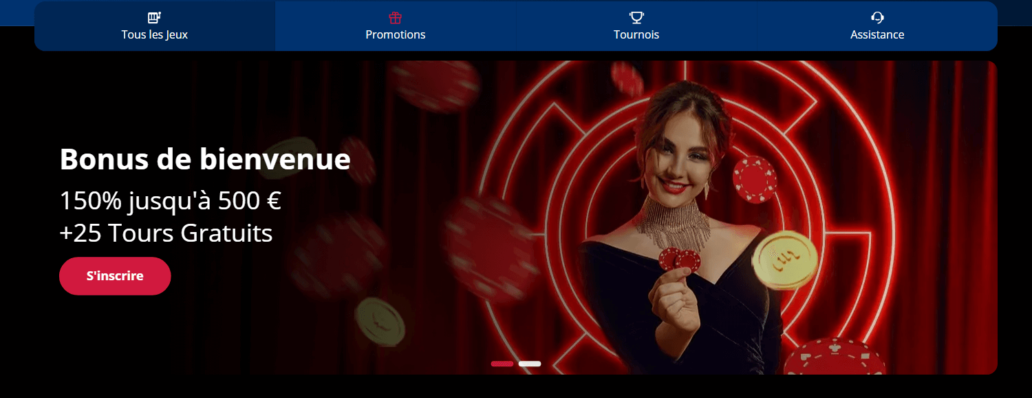 Bonus de bienvenue Jeton Rouge Casino - 100% jusqu'à 500€ + 200 free spins pour les joueurs français﻿